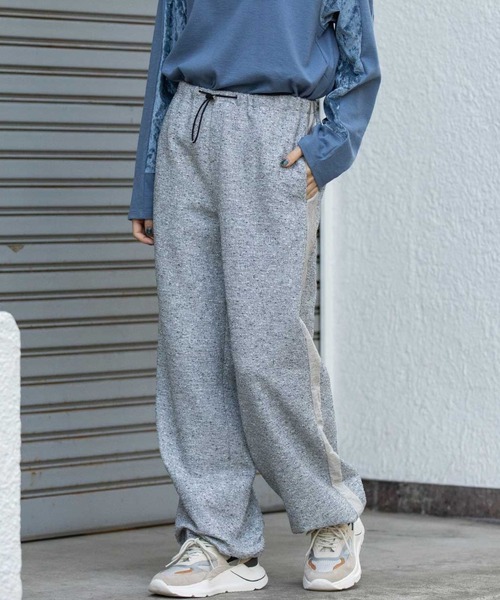 Munich（ミューニック） パンツ ツイード×ヴィンテージサテンサイド