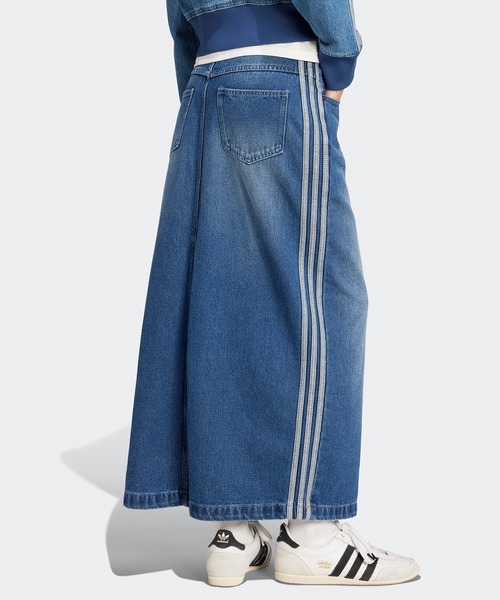 adidas デニム ロングスカート タイトスカート M L adidas デニム ロングスカート タイトスカート M L - メルカリ