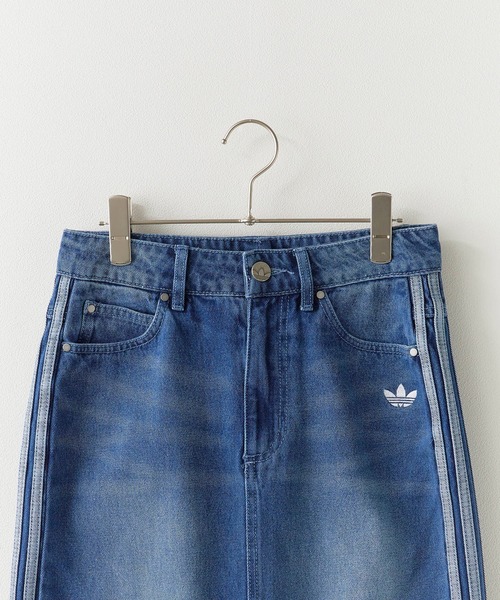 adidas デニム ロングスカート タイトスカート M L FREAK'S STORE デニムスカート adidas/アディダス DENIM LONG