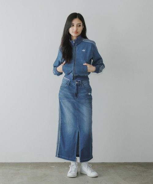 adidas デニムスカート adidas/アディダス DENIM LONG SKT