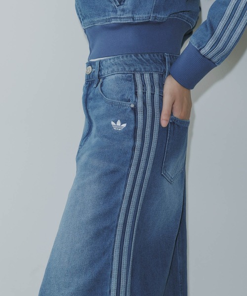 adidas デニムスカート adidas/アディダス DENIM LONG SKT