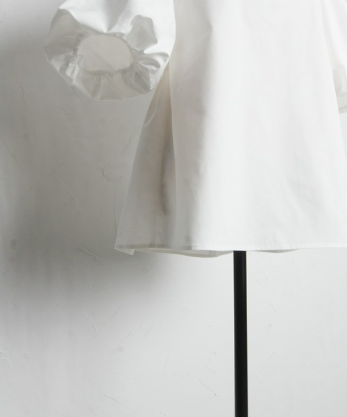 「&. NOSTALGIA」 半袖ブラウス M ブラック レディース_画像9