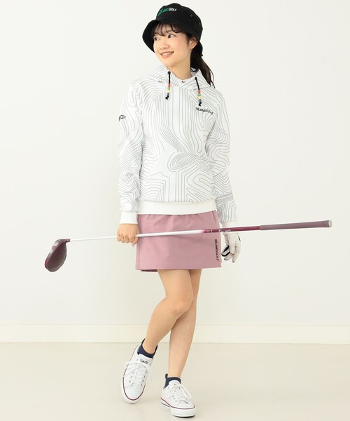 BEAMS GOLF（ビームス ゴルフ） プルオーバーパーカー FREE ホワイト