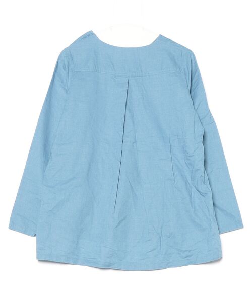 「Sunny clouds」 長袖ブラウス - ブルー レディース_画像2