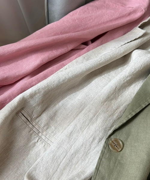 「SMILE ORCHID」 テーラードジャケット M ナチュラル レディース_画像8