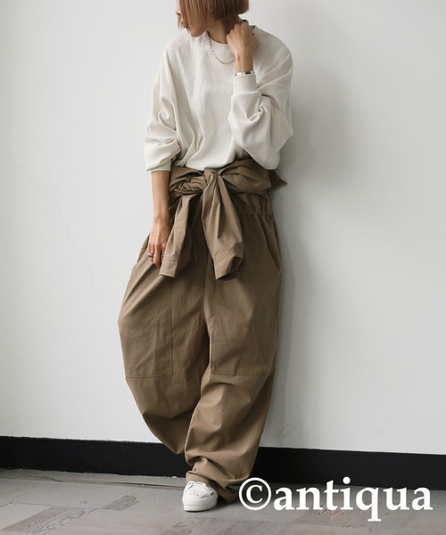 「antiqua」 「tree cafe」オールインワン FREE ブラック レディース_画像9