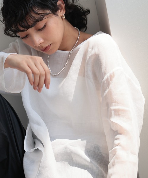 「BARNYARDSTORM」 長袖ブラウス FREE モカ レディース_画像2