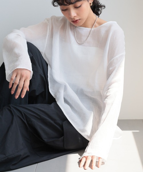 「BARNYARDSTORM」 長袖ブラウス FREE モカ レディース_画像3