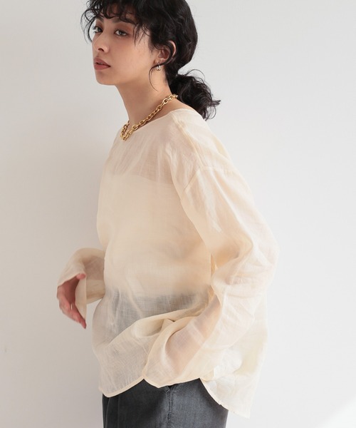 「BARNYARDSTORM」 長袖ブラウス FREE モカ レディース_画像5