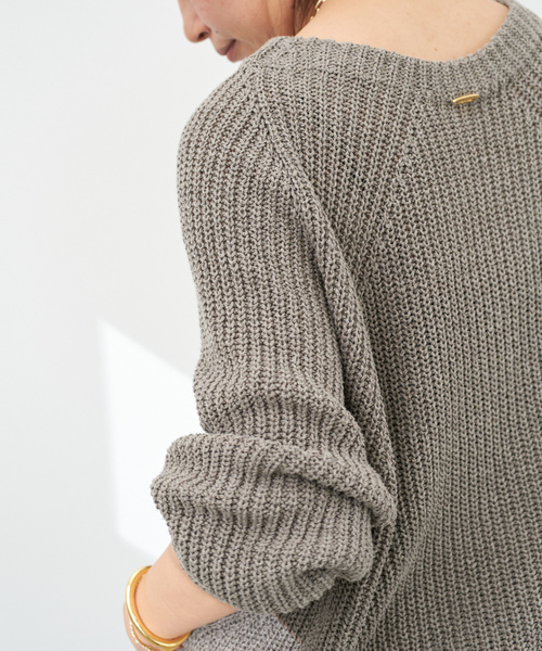 ドゥーズィエムクラス　ニット　ベージュ Deuxieme Classe（ドゥーズィエムクラス） 長袖ニット FREE ベージュ