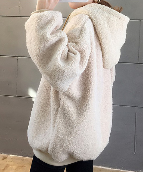 「Bifrost」 「Girly Doll」プルオーバーパーカー L キャメル レディース_画像4