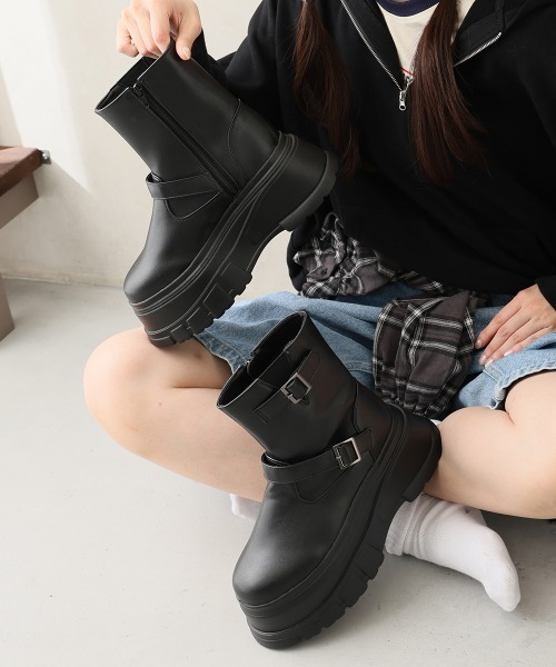 DEMETER（デメテル） ブーツ 厚底 プラットフォーム デザインソール