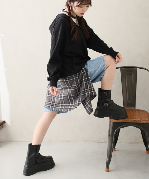 DEMETER（デメテル） ブーツ 厚底 プラットフォーム デザインソール