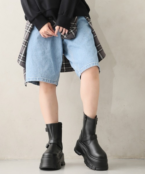 DEMETER（デメテル） ブーツ 厚底 プラットフォーム デザインソール