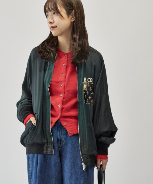 REMI RELIEF（レミ レリーフ） スカジャン レーヨンツイルスカジャン