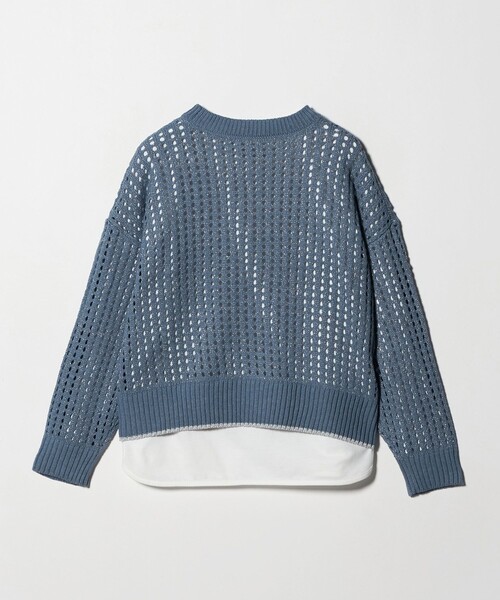 A DAY IN THE LIFE ニット セーター ラメ メッシュニット＋Tシャツ