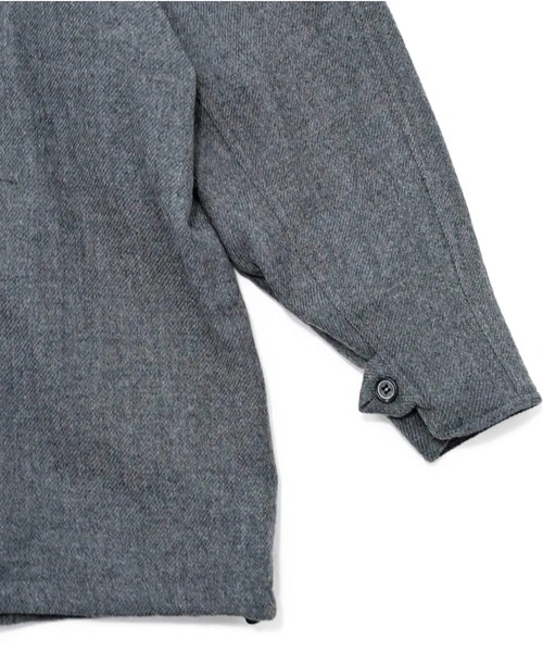 ミリタリージャケット モッズコート 「my beautiful landlet」 BISHU WOOL OVERSIZED HOOD BLOUSONの画像