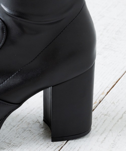 「attagirl」 ロングブーツ L アイボリー レディース_画像4