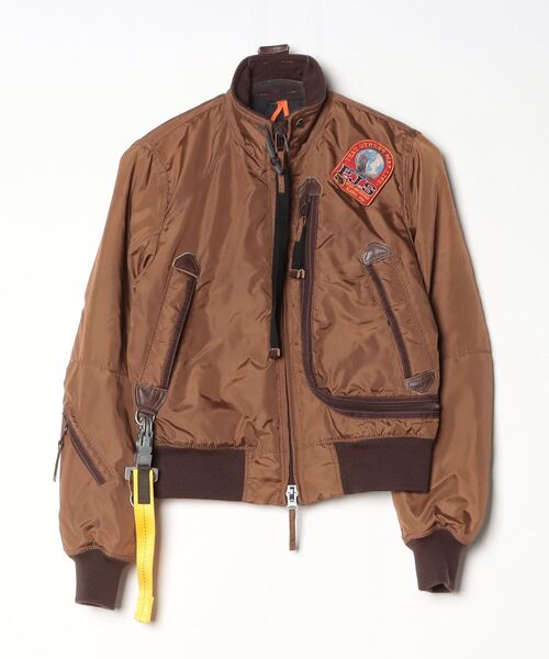 PARAJUMPERS（パラジャンパーズ） 刺繍ブルゾン XX-SMALL ブラウン