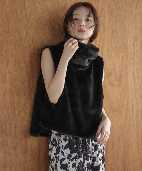 ベスト ジレ ハイネックベストトップス レディース : ZOZOTOWN Yahoo