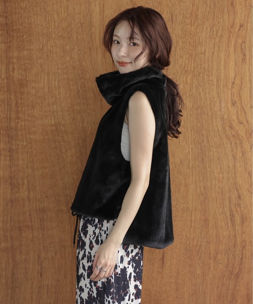 ベスト ジレ ハイネックベストトップス レディース : ZOZOTOWN Yahoo