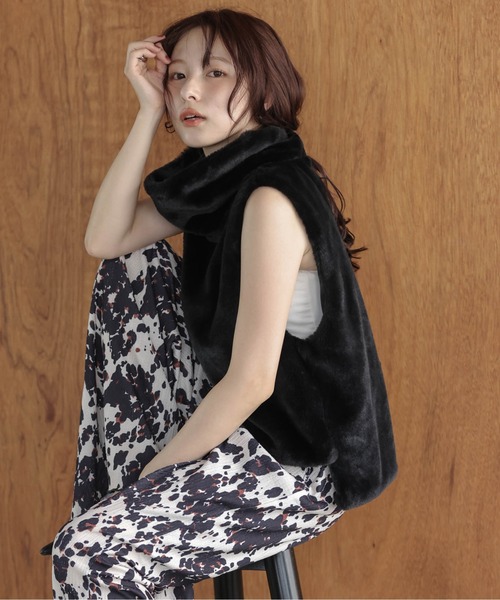 ベスト ジレ ハイネックベストトップス レディース : ZOZOTOWN Yahoo