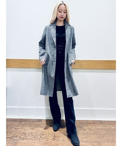 「GAP」 チェスターコート X-SMALL グレー レディース_画像5