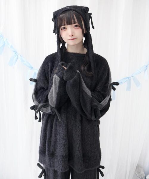 Whinny ニット セーター Whinny/「セットアップ可能♪」ゆるもちリボン