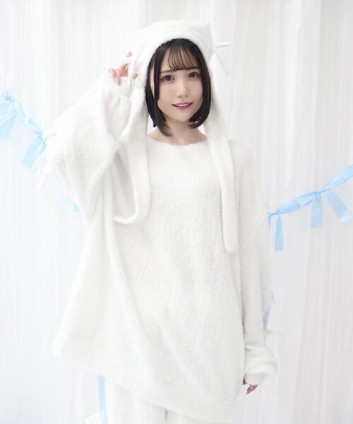 ponちゃん♡ニット Whinny ニット セーター Whinny/「セットアップ可能♪」ゆるもちリボン