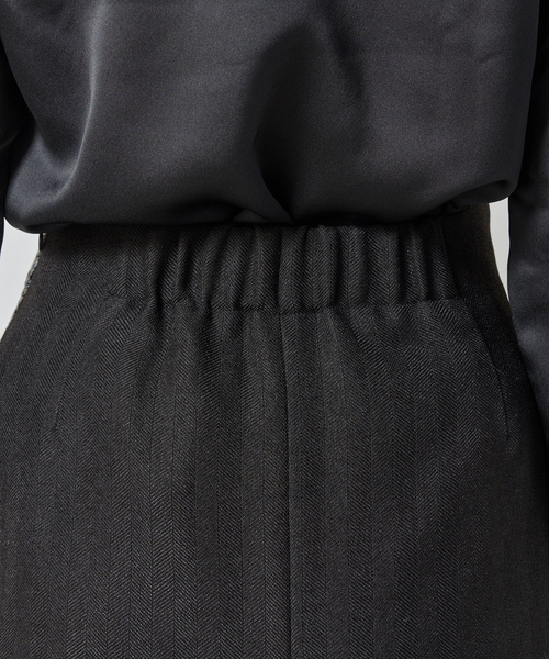 ナラカミーチェ（NARACAMICIE）/【NARACAMICIE】【セットアップ対応】ヘリンボン×チェックスカート NARACAMICIE（ナラカミーチェ） スカート 「NARACAMICIE