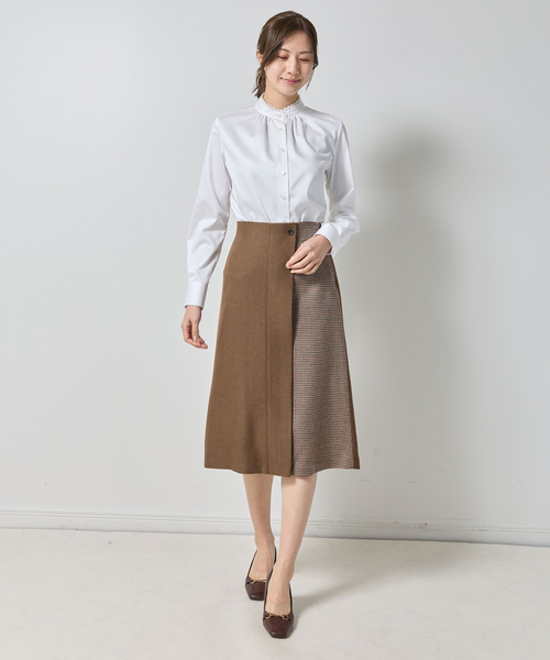 ナラカミーチェ（NARACAMICIE）/【NARACAMICIE】ヘリンボンスカート NARACAMICIE（ナラカミーチェ） スカート 「NARACAMICIE