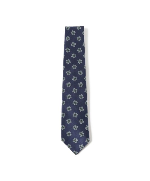 BEAMS F（ビームスF） ネクタイ FRANCO BASSI / シルク 小紋柄 ジャ