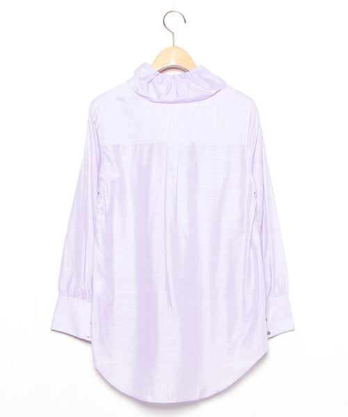 「charles anastase」 長袖シャツ S パープル レディース_画像2