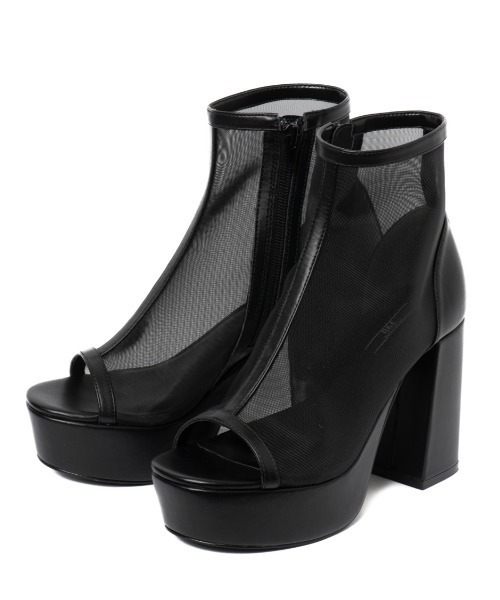 「R&E」 ブーツ LL ブラック レディース_画像5