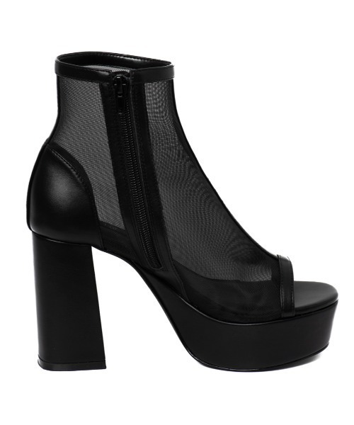 「R&E」 ブーツ LL ブラック レディース_画像9