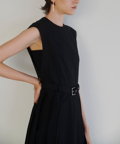 「allureville」 ノースリーブワンピース 1 グレー レディース_画像5