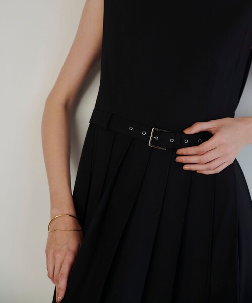 「allureville」 ノースリーブワンピース 1 グレー レディース_画像6