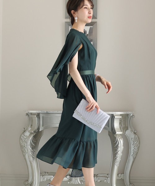 「PourVous」 ノースリーブワンピース M ブラック レディース_画像9