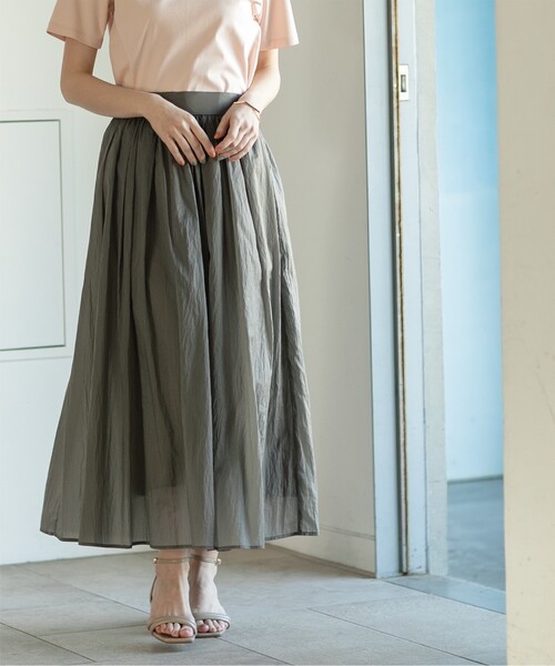 「OPAQUE.CLIP」 フレアスカート 40 ブルー系その他 レディース_画像3