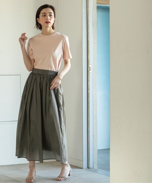 「OPAQUE.CLIP」 フレアスカート 40 ブルー系その他 レディース_画像4