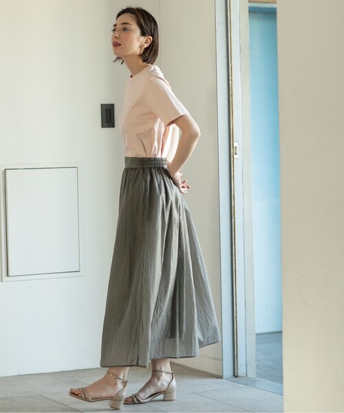 「OPAQUE.CLIP」 フレアスカート 40 ブルー系その他 レディース_画像7