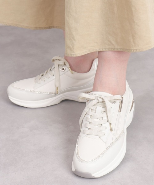 「+diana」 ローカットスニーカー X-LARGE ピンク レディース_画像7