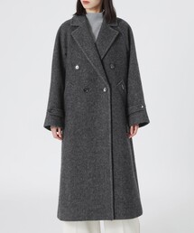 LOVELLESS【ラブレス】 ロングコート サイズ2 黒 LOVELESS（ラブレス） コート チェスターコート シャギーボンディング