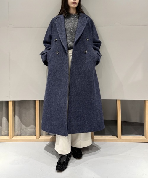 時計と酒が好き‼︎ 　LOVELESS グレー チェスターコート LOVELESS（ラブレス） コート チェスターコート シャギーボンディング