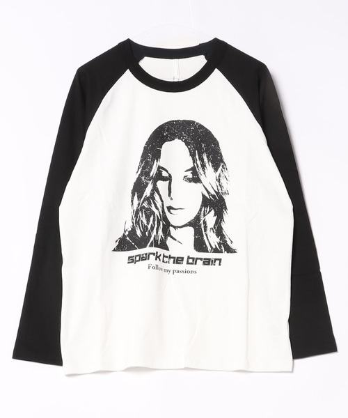 「おしゃれスタ」 「HALHAM」長袖Tシャツ M ホワイト メンズ_画像8