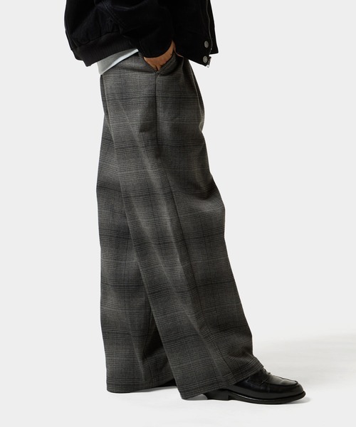 HUF（ハフ） ワイドパンツ パンツ TWO TUCK WIDE TROUSER メンズ