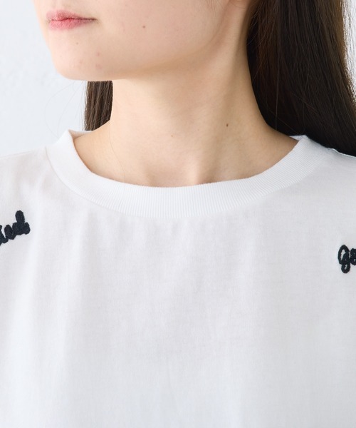 「PUAL CE CIN」 半袖Tシャツ FREE グレー レディース_画像5