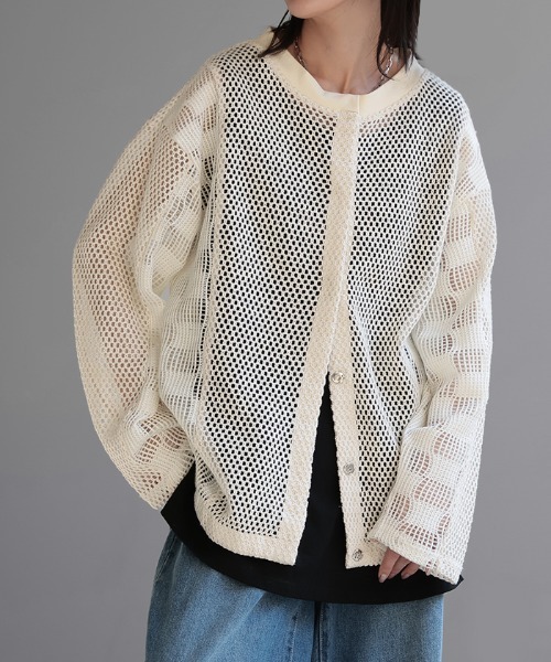 「HUG.U」 カーディガン FREE ホワイト レディース_画像2