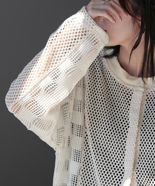 「HUG.U」 カーディガン FREE ホワイト レディース_画像7