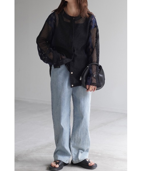 「HUG.U」 カーディガン FREE ホワイト レディース_画像8